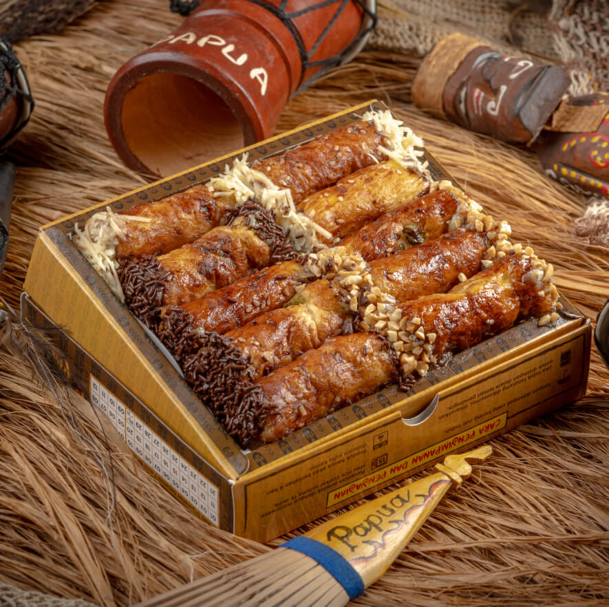 COKLAT GULUNG KOMBINASI