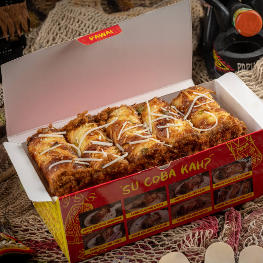 ABON GULUNG SAPI KEJU